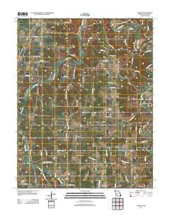 Charity Missouri Historical topographic map, 1:24000 scale, 7.5 X 7.5 Minute, Year 2011