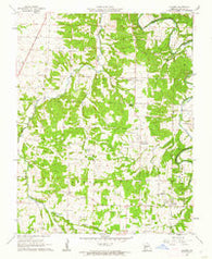 Charity Missouri Historical topographic map, 1:24000 scale, 7.5 X 7.5 Minute, Year 1961