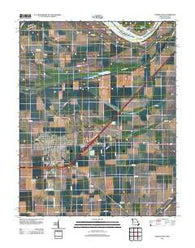 Charleston Missouri Historical topographic map, 1:24000 scale, 7.5 X 7.5 Minute, Year 2012