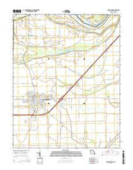Charleston Missouri Current topographic map, 1:24000 scale, 7.5 X 7.5 Minute, Year 2015