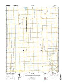 Charter Oak Missouri Current topographic map, 1:24000 scale, 7.5 X 7.5 Minute, Year 2015