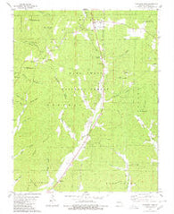 Cherokee Pass Missouri Historical topographic map, 1:24000 scale, 7.5 X 7.5 Minute, Year 1980