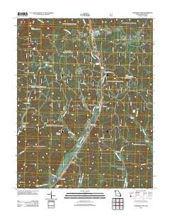 Cherokee Pass Missouri Historical topographic map, 1:24000 scale, 7.5 X 7.5 Minute, Year 2011