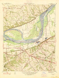 Chesterfield Missouri Historical topographic map, 1:24000 scale, 7.5 X 7.5 Minute, Year 1947
