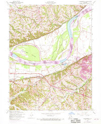 Chesterfield Missouri Historical topographic map, 1:24000 scale, 7.5 X 7.5 Minute, Year 1954