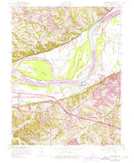 Chesterfield Missouri Historical topographic map, 1:24000 scale, 7.5 X 7.5 Minute, Year 1954
