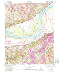 Chesterfield Missouri Historical topographic map, 1:24000 scale, 7.5 X 7.5 Minute, Year 1954