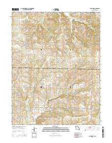 Chilhowee Missouri Current topographic map, 1:24000 scale, 7.5 X 7.5 Minute, Year 2014