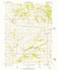 Chilhowee Missouri Historical topographic map, 1:24000 scale, 7.5 X 7.5 Minute, Year 1955