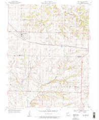 Chilhowee Missouri Historical topographic map, 1:24000 scale, 7.5 X 7.5 Minute, Year 1955