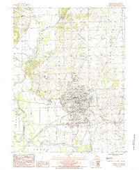 Chillicothe Missouri Historical topographic map, 1:24000 scale, 7.5 X 7.5 Minute, Year 1984