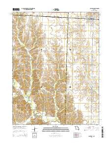 Clarence Missouri Current topographic map, 1:24000 scale, 7.5 X 7.5 Minute, Year 2014