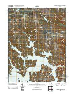 Clarence Cannon Dam Missouri Historical topographic map, 1:24000 scale, 7.5 X 7.5 Minute, Year 2012