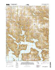 Clarence Cannon Dam Missouri Current topographic map, 1:24000 scale, 7.5 X 7.5 Minute, Year 2014