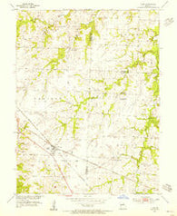 Clark Missouri Historical topographic map, 1:24000 scale, 7.5 X 7.5 Minute, Year 1953