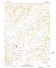 Clark Missouri Historical topographic map, 1:24000 scale, 7.5 X 7.5 Minute, Year 1953