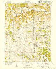 Clarksburg Missouri Historical topographic map, 1:24000 scale, 7.5 X 7.5 Minute, Year 1952