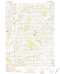Clarksdale Missouri Historical topographic map, 1:24000 scale, 7.5 X 7.5 Minute, Year 1983