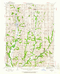 Clarksdale Missouri Historical topographic map, 1:62500 scale, 15 X 15 Minute, Year 1923