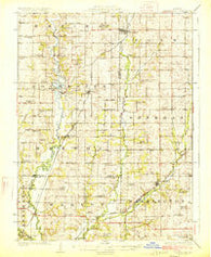 Clarksdale Missouri Historical topographic map, 1:62500 scale, 15 X 15 Minute, Year 1925