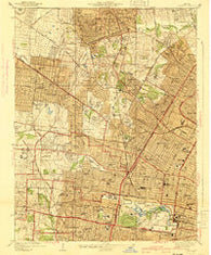 Clayton Missouri Historical topographic map, 1:24000 scale, 7.5 X 7.5 Minute, Year 1941