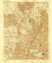 Clayton Missouri Historical topographic map, 1:24000 scale, 7.5 X 7.5 Minute, Year 1941