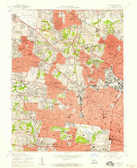Clayton Missouri Historical topographic map, 1:24000 scale, 7.5 X 7.5 Minute, Year 1954