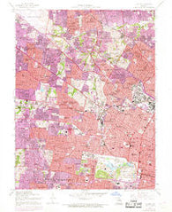 Clayton Missouri Historical topographic map, 1:24000 scale, 7.5 X 7.5 Minute, Year 1954