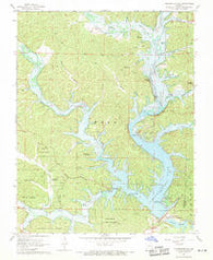 Clearwater Dam Missouri Historical topographic map, 1:24000 scale, 7.5 X 7.5 Minute, Year 1968
