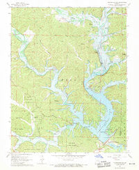 Clearwater Dam Missouri Historical topographic map, 1:24000 scale, 7.5 X 7.5 Minute, Year 1968