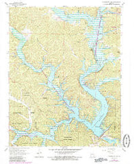 Clearwater Dam Missouri Historical topographic map, 1:24000 scale, 7.5 X 7.5 Minute, Year 1968