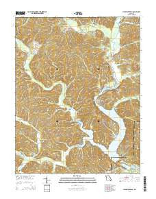 Clearwater Dam Missouri Current topographic map, 1:24000 scale, 7.5 X 7.5 Minute, Year 2015
