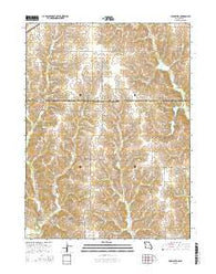 Cleopatra Missouri Current topographic map, 1:24000 scale, 7.5 X 7.5 Minute, Year 2015