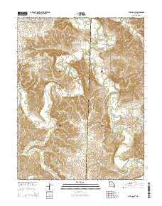 Clifton City Missouri Current topographic map, 1:24000 scale, 7.5 X 7.5 Minute, Year 2014