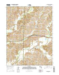 Clifton Hill Missouri Current topographic map, 1:24000 scale, 7.5 X 7.5 Minute, Year 2014