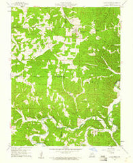 Climax Springs Missouri Historical topographic map, 1:24000 scale, 7.5 X 7.5 Minute, Year 1960