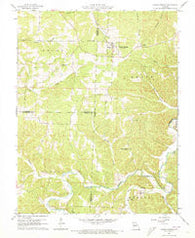 Climax Springs Missouri Historical topographic map, 1:24000 scale, 7.5 X 7.5 Minute, Year 1960