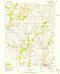 Clinton North Missouri Historical topographic map, 1:24000 scale, 7.5 X 7.5 Minute, Year 1953