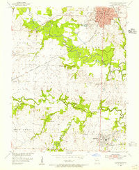 Clinton South Missouri Historical topographic map, 1:24000 scale, 7.5 X 7.5 Minute, Year 1953