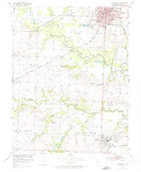 Clinton South Missouri Historical topographic map, 1:24000 scale, 7.5 X 7.5 Minute, Year 1953