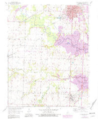 Clinton South Missouri Historical topographic map, 1:24000 scale, 7.5 X 7.5 Minute, Year 1953