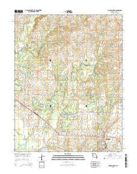 Clinton North Missouri Current topographic map, 1:24000 scale, 7.5 X 7.5 Minute, Year 2015