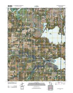 Clinton South Missouri Historical topographic map, 1:24000 scale, 7.5 X 7.5 Minute, Year 2011