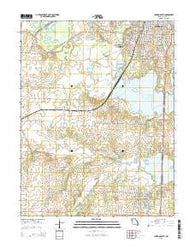 Clinton South Missouri Current topographic map, 1:24000 scale, 7.5 X 7.5 Minute, Year 2015