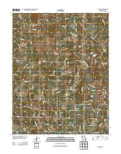Cliquot Missouri Historical topographic map, 1:24000 scale, 7.5 X 7.5 Minute, Year 2011