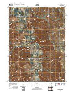 Coatsville Missouri Historical topographic map, 1:24000 scale, 7.5 X 7.5 Minute, Year 2010