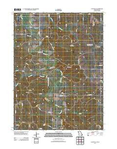 Coatsville Missouri Historical topographic map, 1:24000 scale, 7.5 X 7.5 Minute, Year 2012