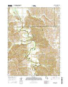 Coatsville Missouri Current topographic map, 1:24000 scale, 7.5 X 7.5 Minute, Year 2015