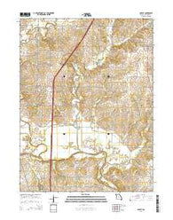 Coffey Missouri Current topographic map, 1:24000 scale, 7.5 X 7.5 Minute, Year 2014