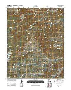 Coffman Missouri Historical topographic map, 1:24000 scale, 7.5 X 7.5 Minute, Year 2011